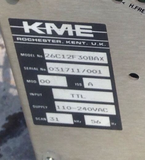 KME 26c12f30bax