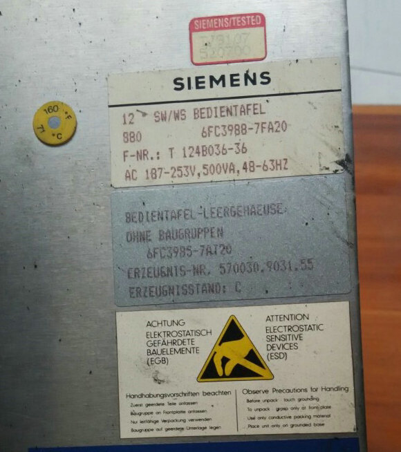 Siemens 6FC3988-7FA20