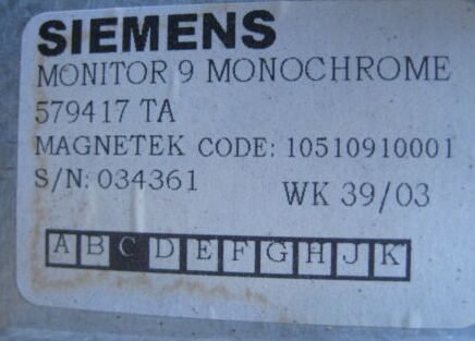 SIEMENS 579417 TA