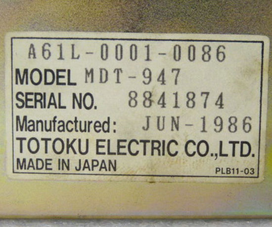 TOTOKU MD-947